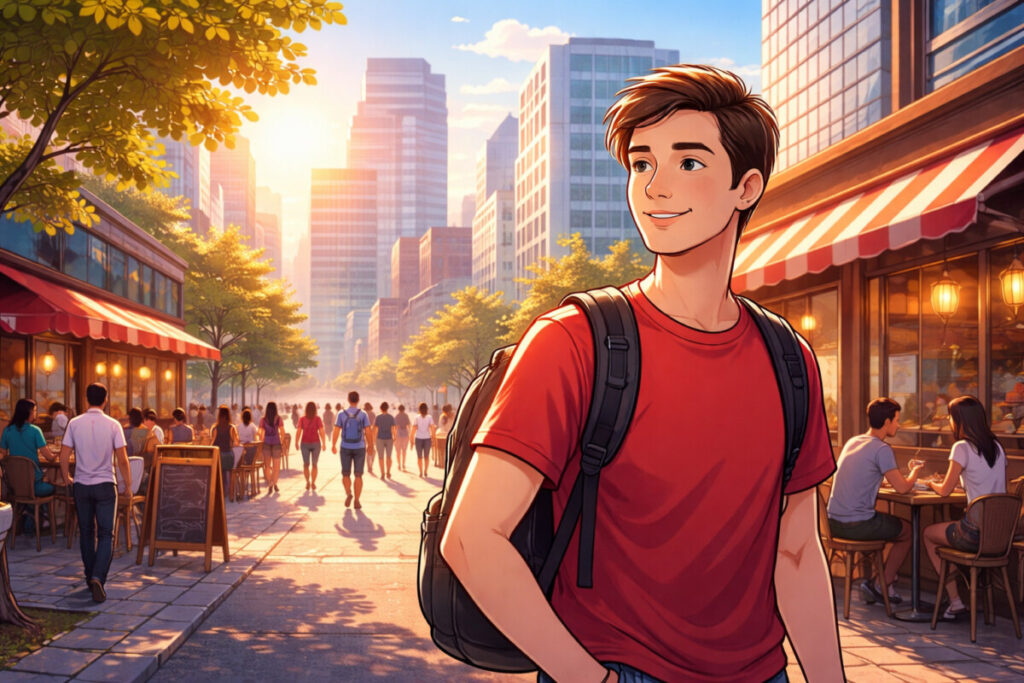 aula 1 a new city – inglês para iniciantes com texto e áudio