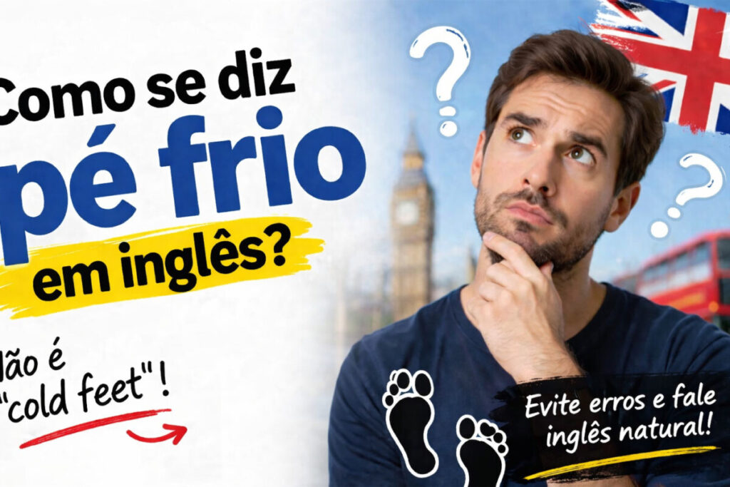 Como se diz “pé frio” em inglês?